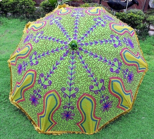 Indian cotton handmade - cotton, garden