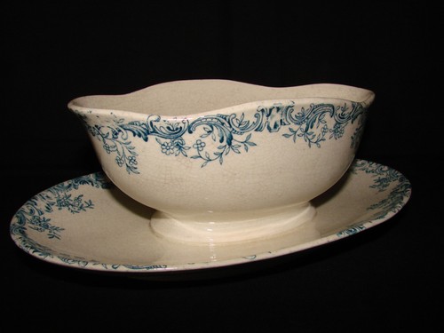 Ancien saucier céramique - saucier, en