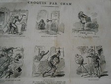 19th century cartoon vignette