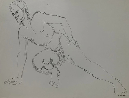 Superbe masculin drawing - superbe,