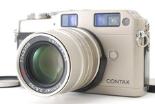 Appareil photo argentique 35 mm Contax G1 Sonnar 90 mm F2,8 étiquette verte...