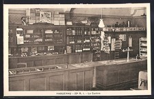 Old postcard Haguenau, 23rd R. I., La Cantine 
