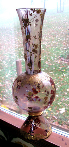 Antiq art nouveau vase - art, freres