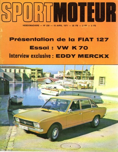 Sport moteur 230 1971 - sport, fiat