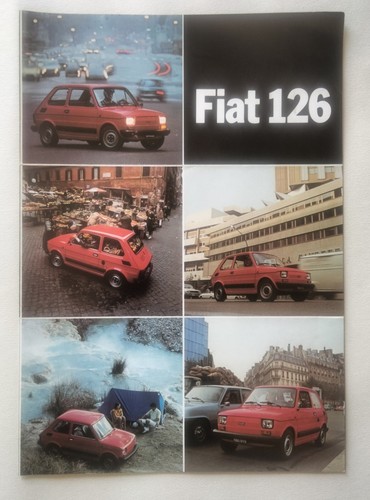 Vintage fiat 126 french - vintage,