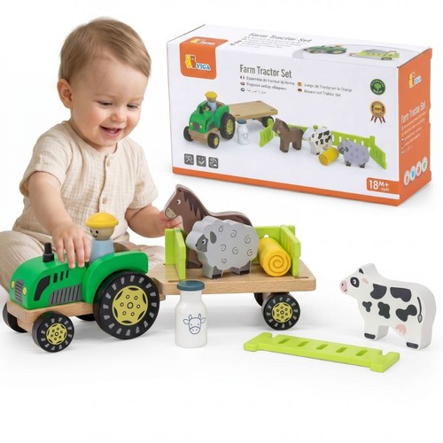 Ferme animaux tracteur en - ferme, de
