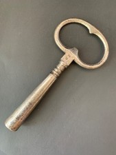 Antique Large Key Pendulum Iron 30 Paris Movement Square Clock 11.35mm