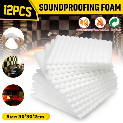 12pcs 30x30x2cm acoustique - 30x30x2cm,