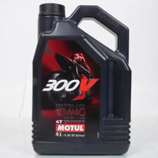 Huile MOTUL 300V FACTORY 100% synthèse 10W40 4 LITRES