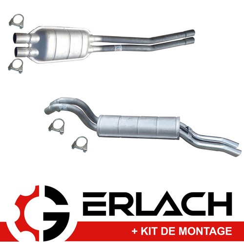 Echappement silencieux pour