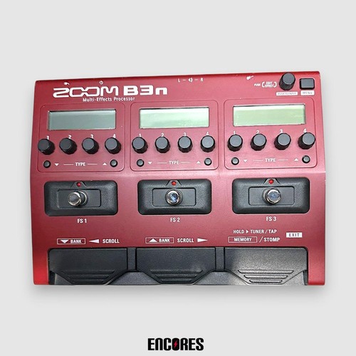 Zoom b3n bass - b3n, multi-effects