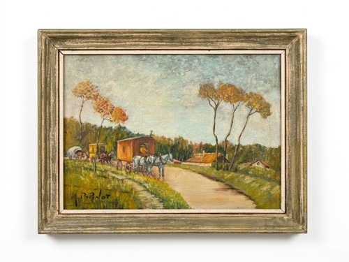 Tableau ancien huile sur toile
