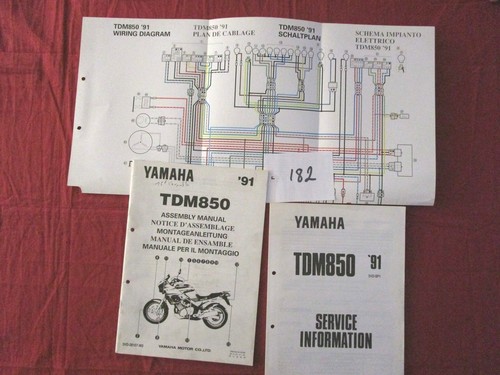 182 yamaha tdm 850 - ,