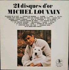 Vinyl LP Michel Louvain - 21 Disques D'Or VG AQ-21006 Canada Pop