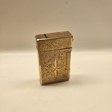 Ancien Briquet Rosetta Doré