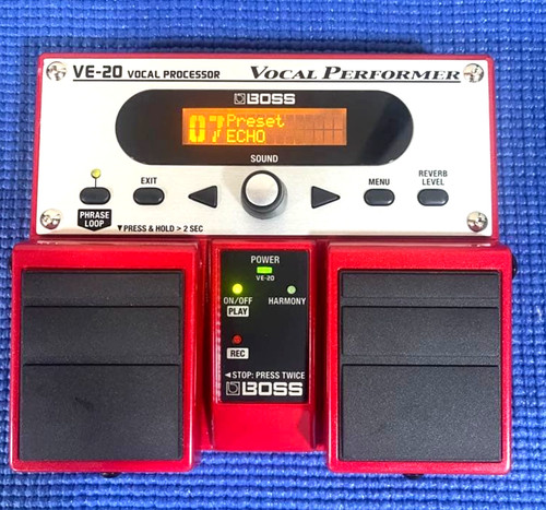 Processeur vocal boss 20 - vocal, ve-20