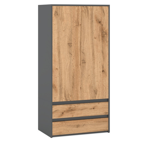 Grande armoire enfant grise - , en