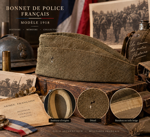 Ancien bonnet police - ancien,