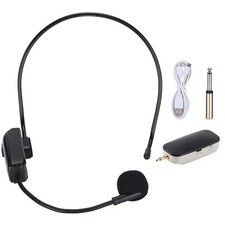 UHF Wireless Microphone Headset Wireless Microphone Mic For Teaching Meeting NEW