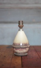 Lampe vintage, lampe grès