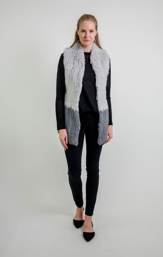 Gilet fourrure lapin - de,