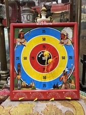 old Indian magneto darts toy game 60s