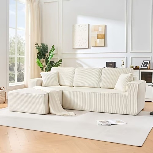 Canapé blanc modulaire - canapé, 2