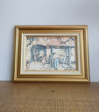 Cadre Lithographie En Relief - ANTON PIECK (1895-1987) - Le Maréchal Ferrant 