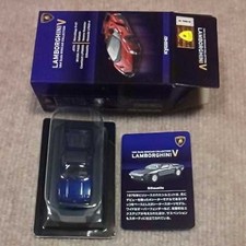Kyosho 1/64 Lamborghini V Lamborghini Silhouette Navy Blue Lamborghini 5