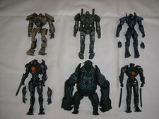 Neca Lot 3 Pacific Rim Figures and 3 Pacific Rim Uprising Figures