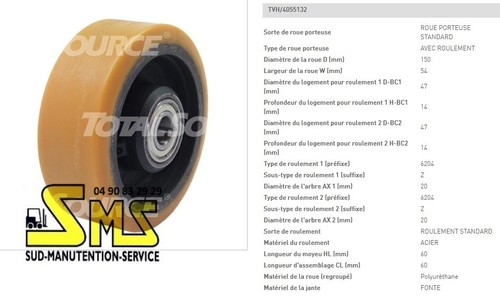 Roue stabilisatrice still egv - roue,