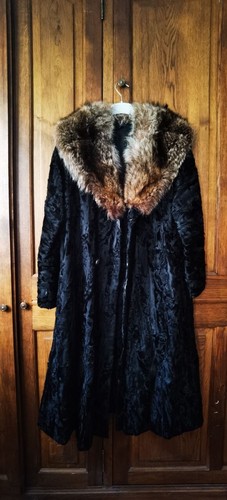 Superbe manteau long astrakan - long,