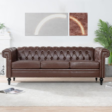 84" Chesterfield Tufted Sofa