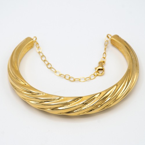 Bracelet rigide jaune 18 - en, or