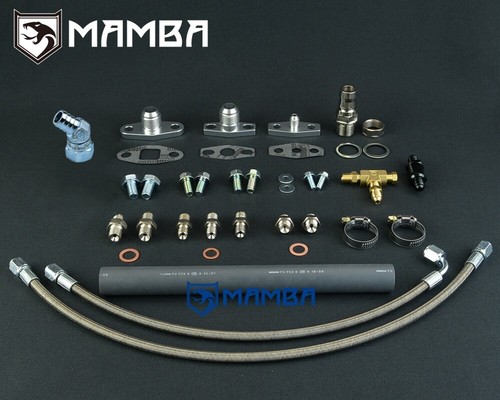 Turbo oil feed return line - oil,