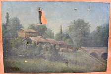 Peinture à l'huile sur toile