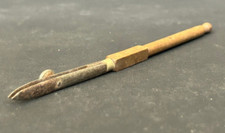 Vintage Ancien Vis Support Palette Fourche Broche Étau Horloger Bijoutier Outil