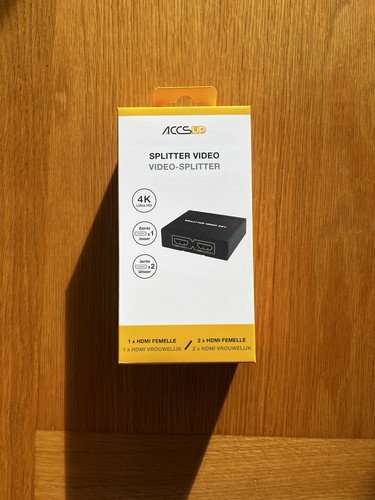Splitter hdmi 1x2 ultra hd - splitter,