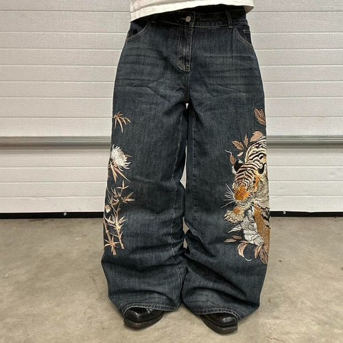 Mens embroidered tiger baggy - mens,
