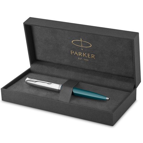 Parker ballpoint pen teal - ,