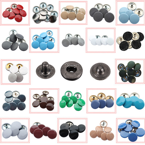 15mm boutons pression - boutons,