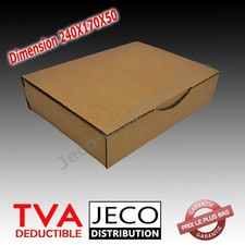 Boites postales d'expédition carton marron 240x170x50mm Lots 5 à 400 envoi colis