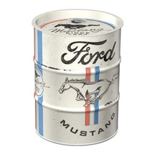 Tirelire Bidon Huile Vintage Ford Mustang – Déco Garage US – Tonneau de pétrole