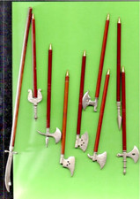 lot d'armes miniatures stylo