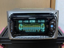 Kenwood DPX-910MD 2DIN CD MD Car Stereo Deck w/ DSP Equalizer Testé