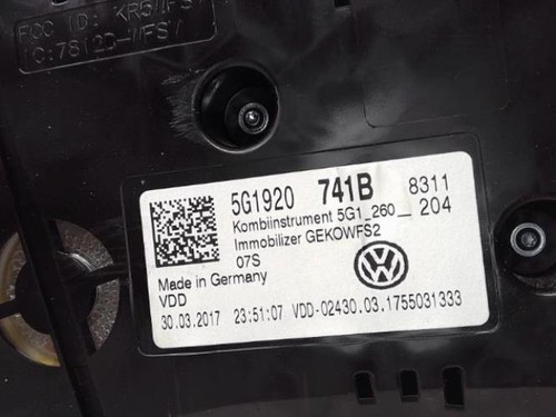 Compteur volkswagen golf - volkswagen, 7