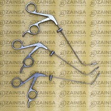 Frontal Sinus Cutting Forceps 3 PCs Set, 1 mm Bite 70°  Upward Sinus Instruments