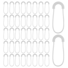  Lot de 100 tirettes de fermeture éclair détachables en forme de U, pour vestes,