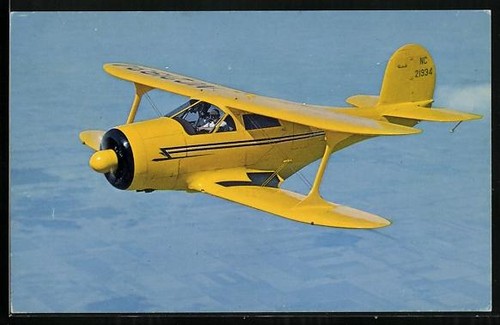 Carte postale avion beechcraft - postale,
