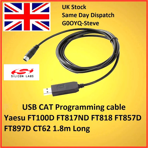 Câble usb cat yaesu 62 - usb,